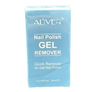 Aliver Nail Polish Gel Remover 0.5 Oz nib